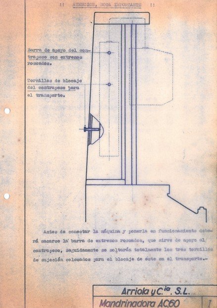 Manual de instrucciones Mandrinadora AYCE 60