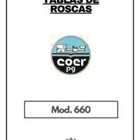 Tabla de roscas COER PG 660