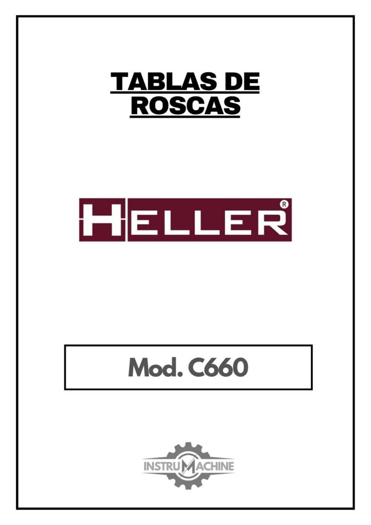 Portada Tabla de roscas Heller C660