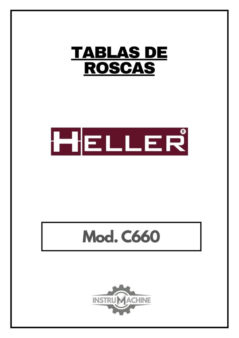 Tabla de roscas Heller C660