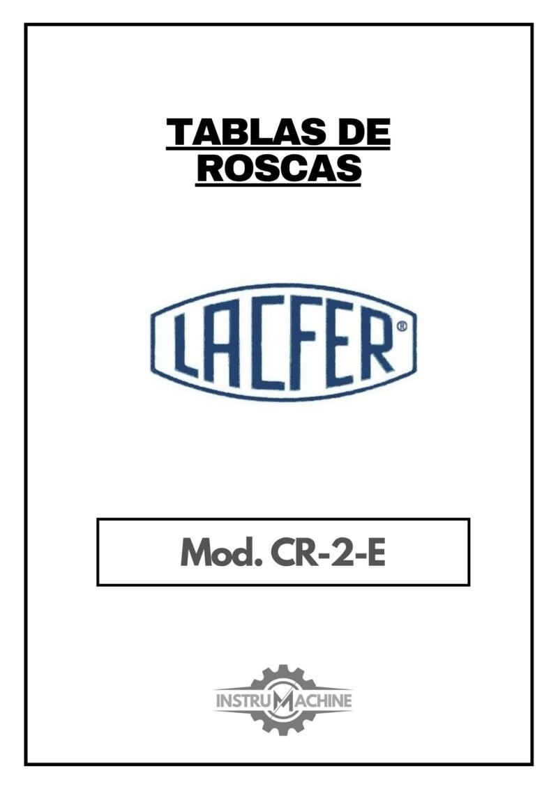 Tabla de roscas Lacfer CR-2-E