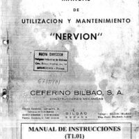 Tabla de roscas Nervion 315