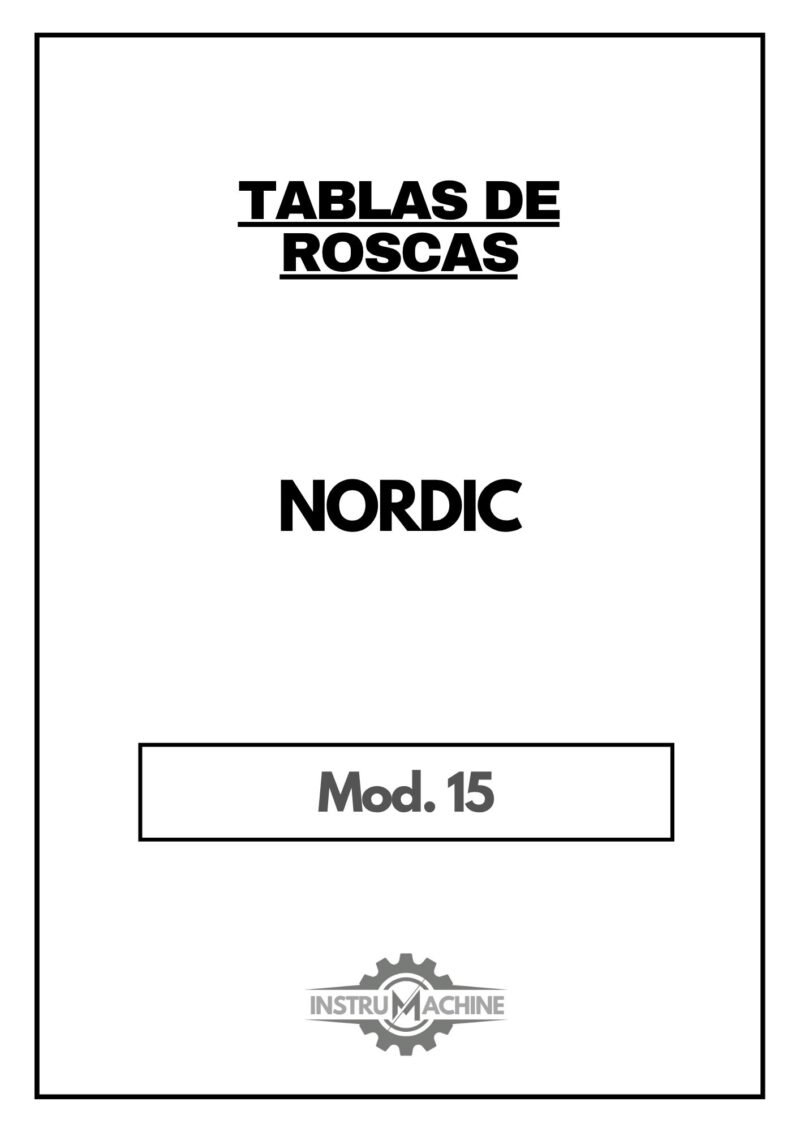 Tabla de roscas Nordic 15