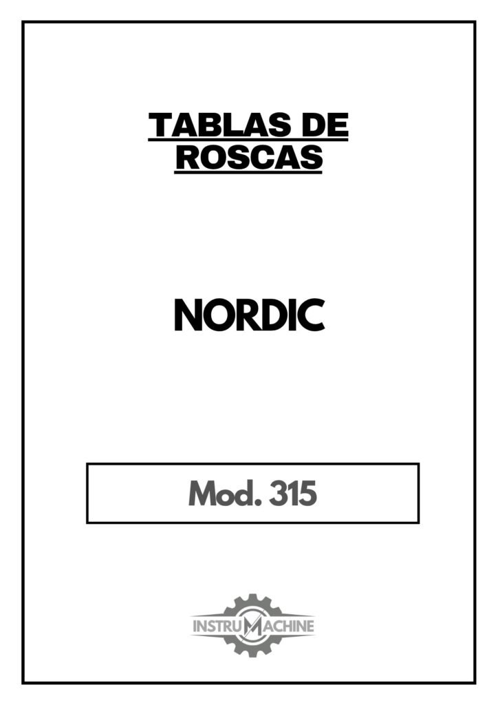 Portada Tabla de roscas Nordic 315