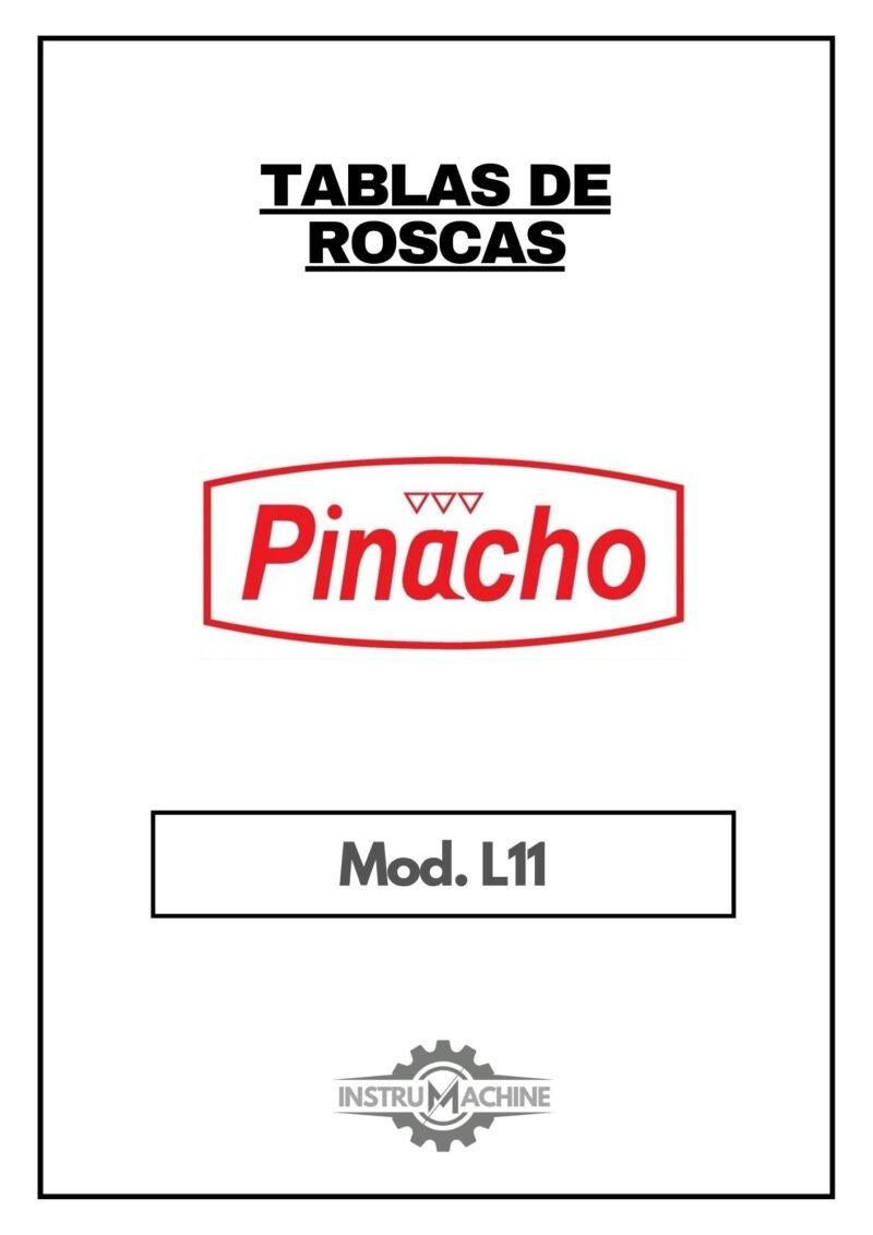 Tabla de roscas Pinacho L11