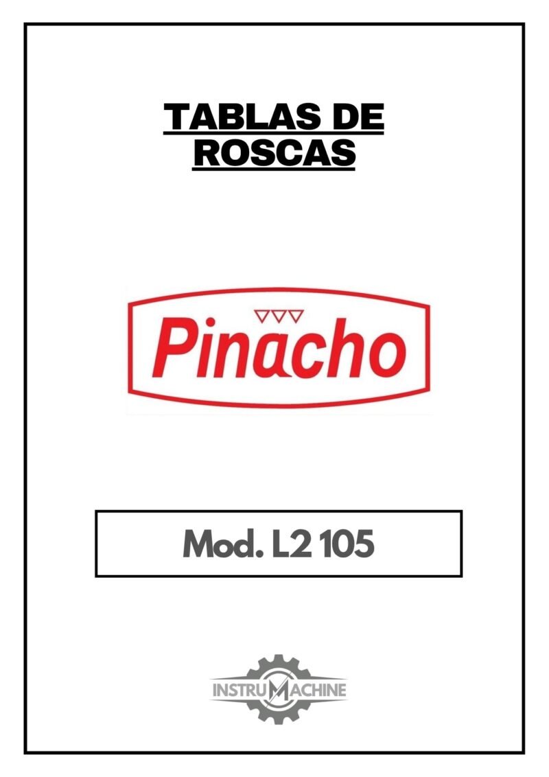 Tabla de roscas Pinacho L2 105