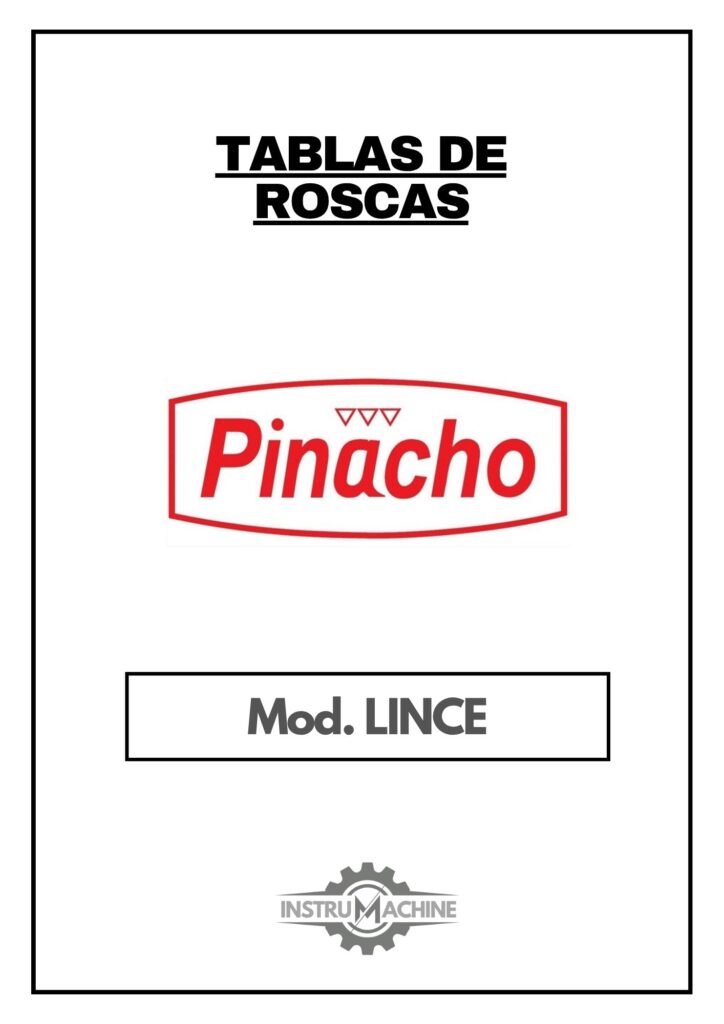 Portada Tabla de roscas Pinacho Lince