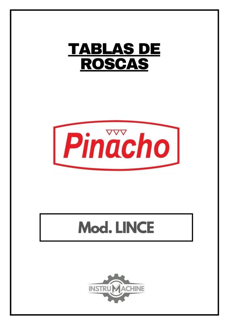 Tabla de roscas Pinacho Lince
