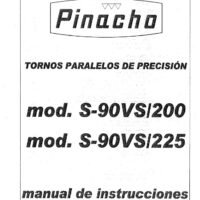 Pinacho S90VS 200-225-tablas-2 Tabla de roscas Pinacho S90/VS/200-225