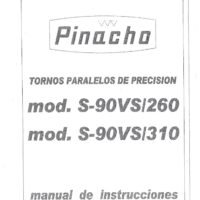 Pinacho S90VS- 260-310-tablas-2 Tabla de roscas Pinacho S90/VS/260-310