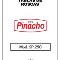 Pinacho SP 250- tablas-1 Tabla de roscas Pinacho SP 250