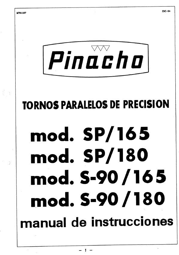 Pinacho SP 90 165-180- tabla-2 Tabla de roscas Pinacho S90/SP90/165-180