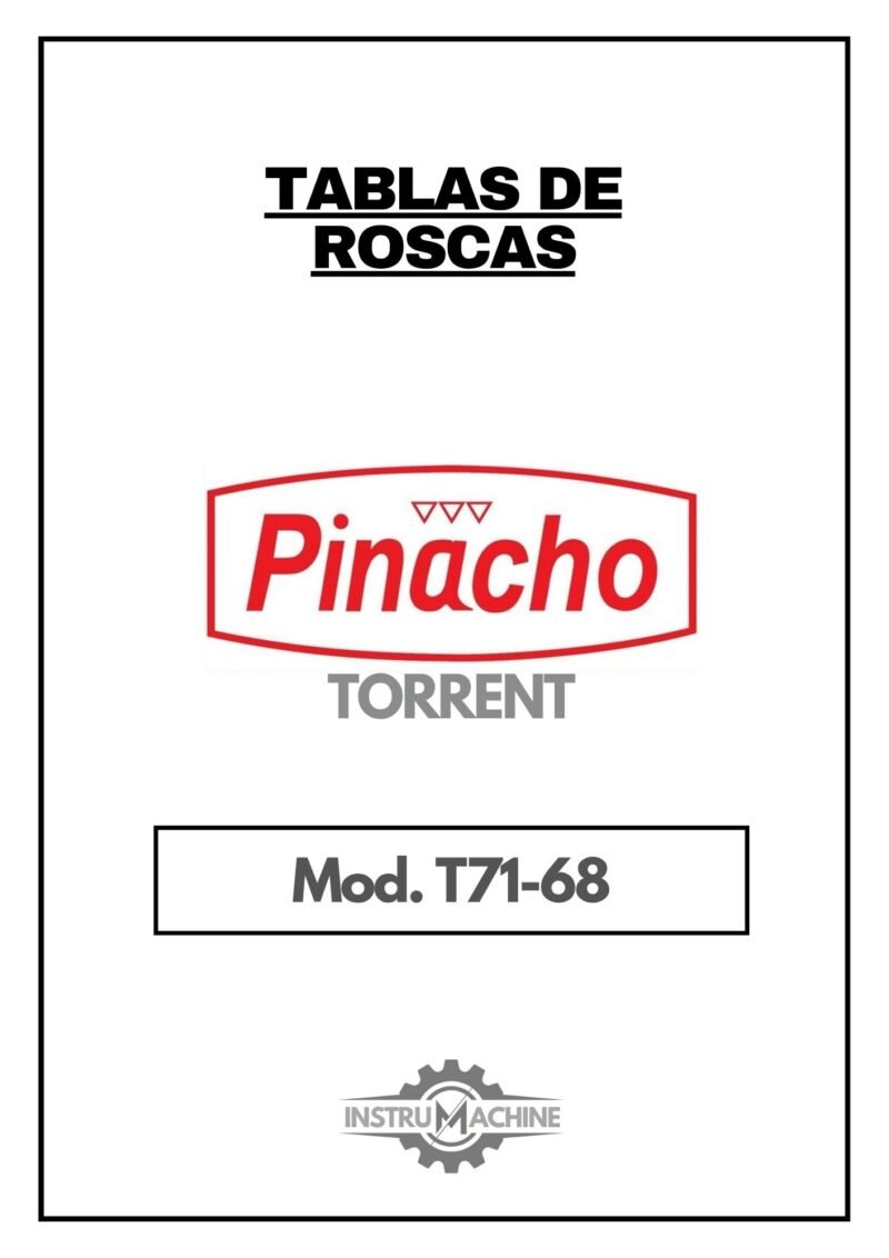 Tabla de roscas Pinacho Torrent T71-68