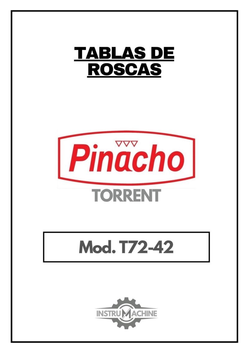 Tabla de roscas Pinacho Torrent T72-42