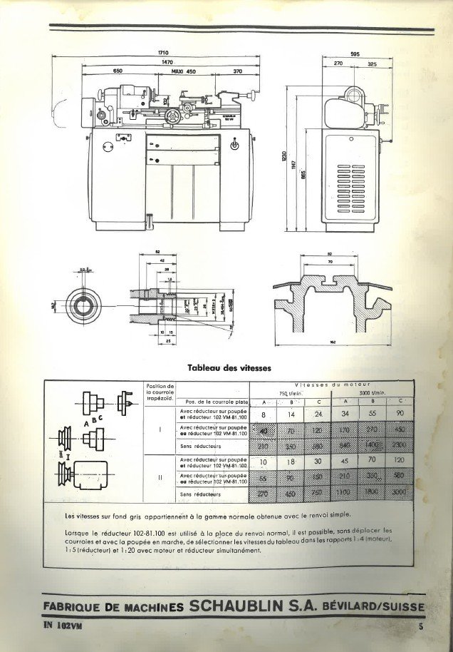 Shaublin 102VM-tabla-3 Tabla de roscas Schaublin 102 VM