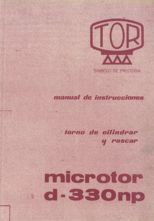 Tor D330- tabla-2 Tabla de roscas TOR D330