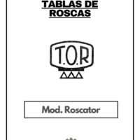 Tor Roscator- tabla-1 Tabla de roscas TOR Roscator
