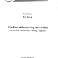 Tos SK12A- tabla-2 Tabla de roscas TOS SK 12 A