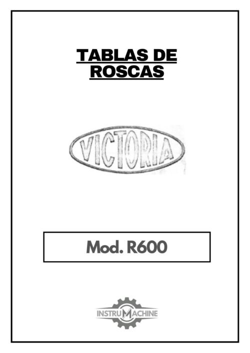 Tabla de roscas Victoria R-600