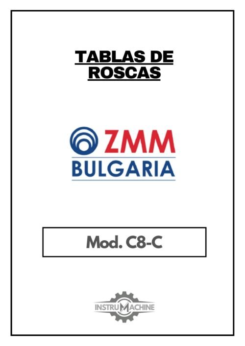 Tabla de roscas ZMM Bulgaria C8C