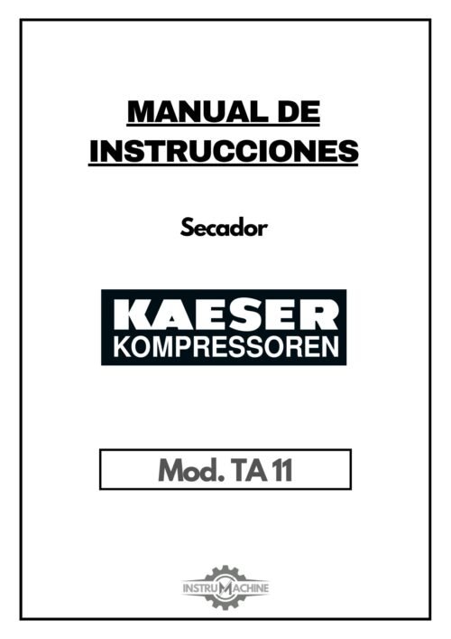 Manual de instrucciones Secador frigorífico Kaeser TA 11