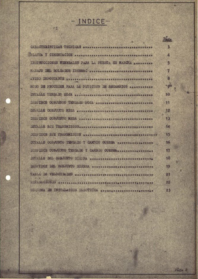 Manual de instrucciones Sierra Samur S-300