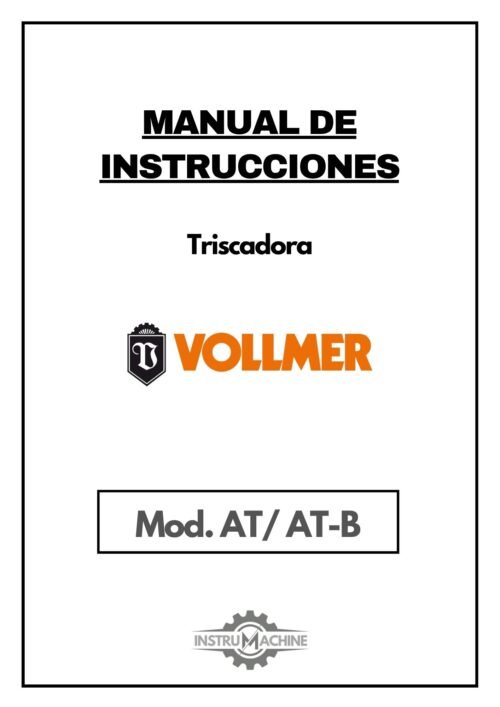 Manual de instrucciones Triscadora Automática Vollmer AT / AT-B