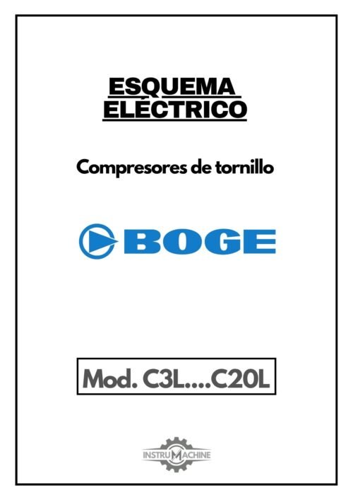Esquema eléctrico Compresor BOGE C3L–C20L