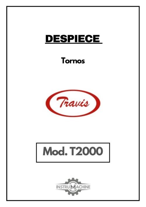 Despiece Torno Travis T-2000