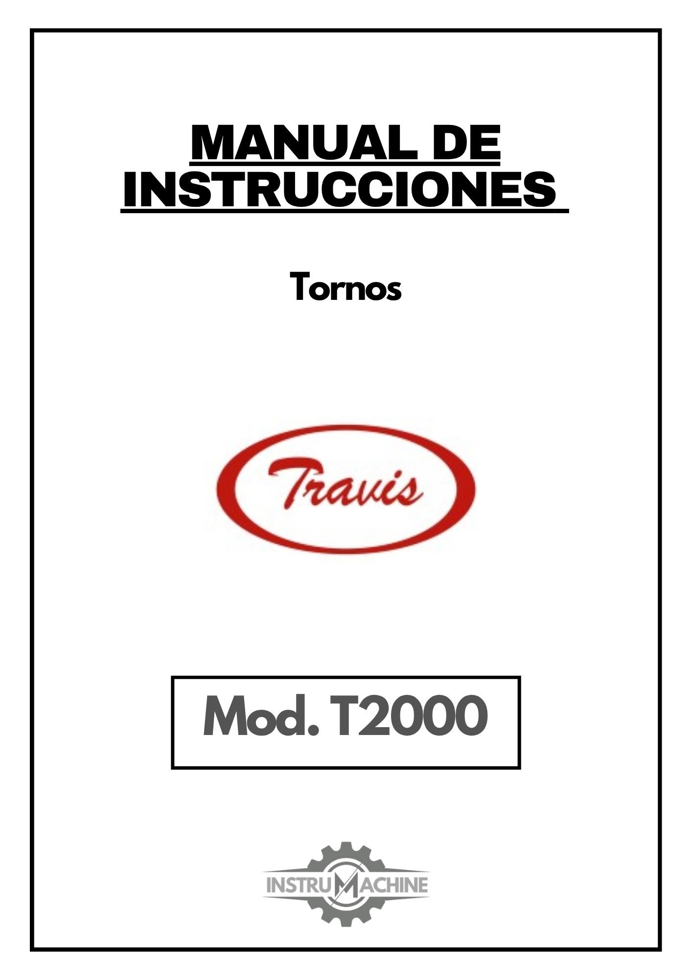 Manual Torno Travis T-2000